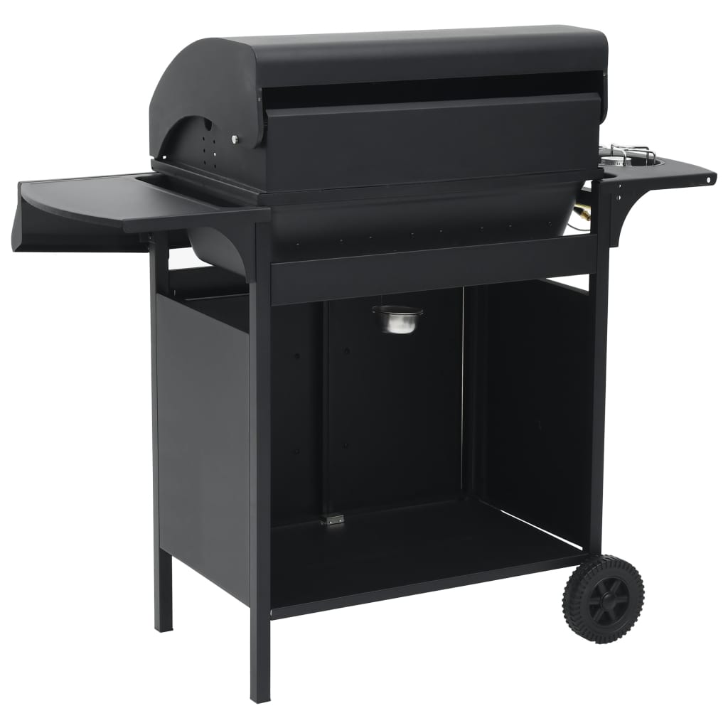 Gasbarbecue 4+1 Kookzone Staal Zwart