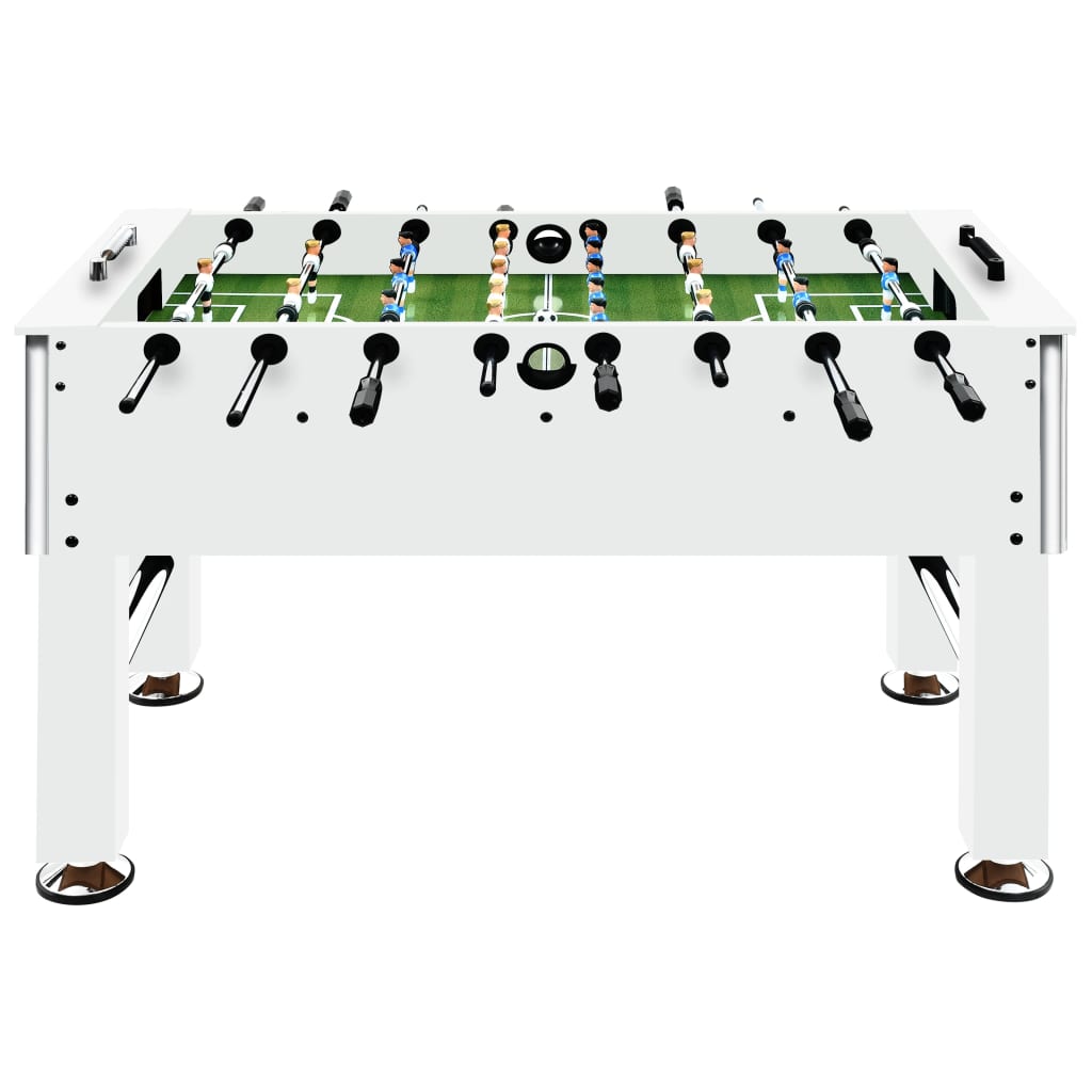 Voetbaltafel 60 Kg 140X74,5X87,5 Cm Staal Wit