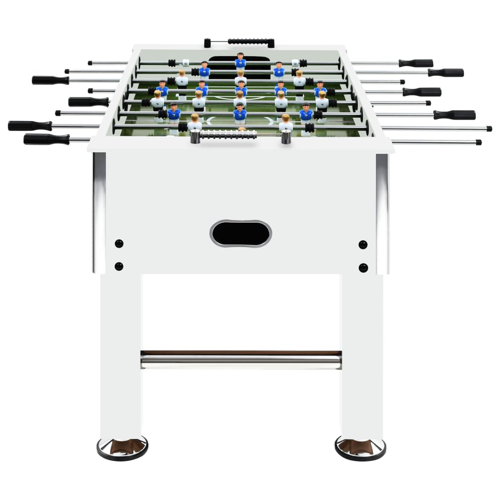 Voetbaltafel 60 Kg 140X74,5X87,5 Cm Staal Wit
