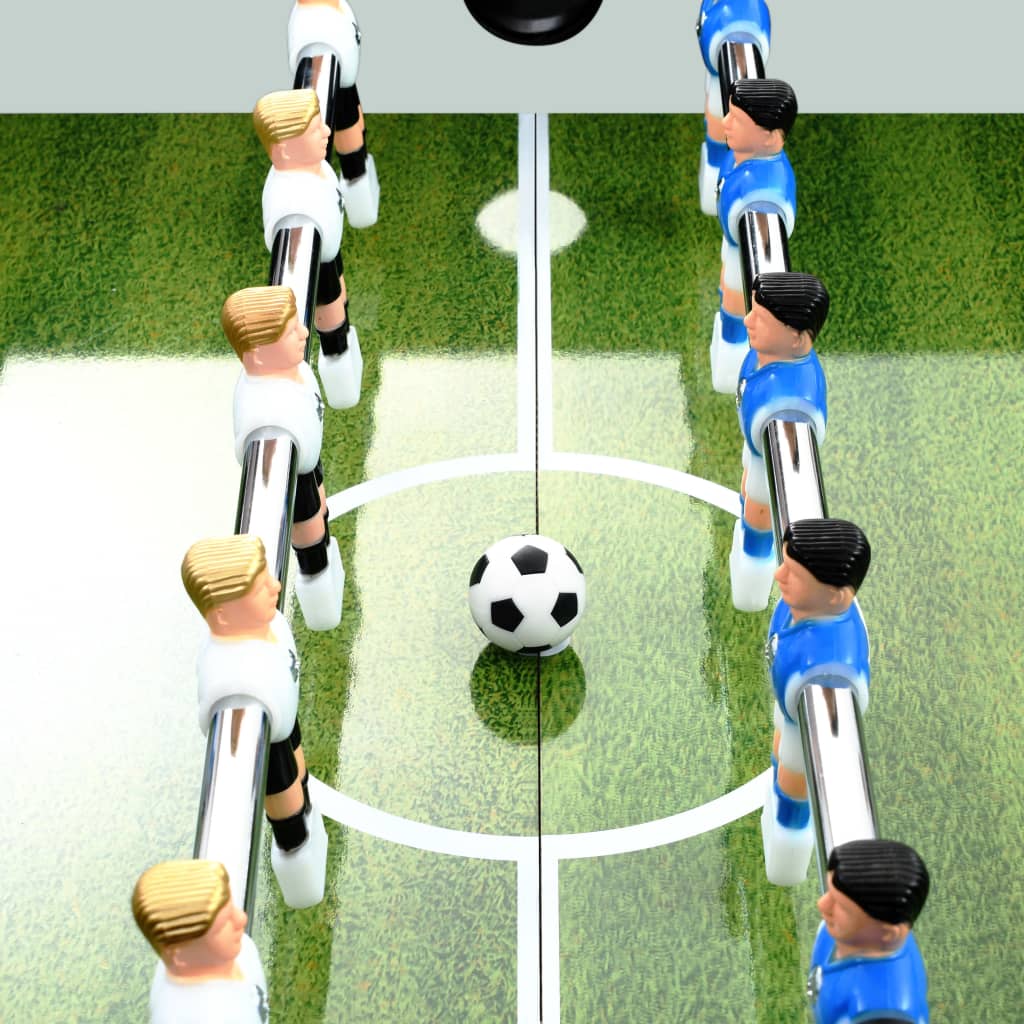 Voetbaltafel 60 Kg 140X74,5X87,5 Cm Staal Wit