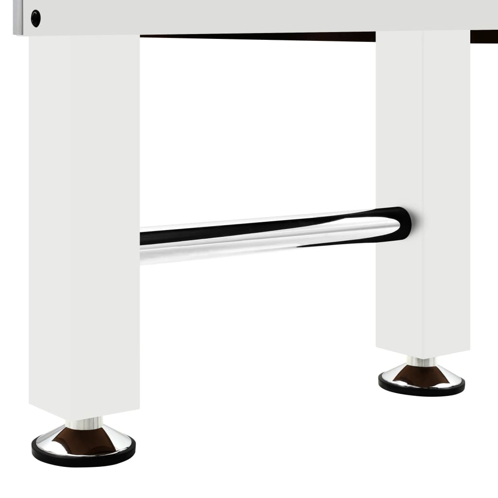Voetbaltafel 60 Kg 140X74,5X87,5 Cm Staal Wit