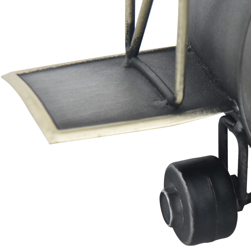Tafelklok 26,5X19,5X15 Cm Ijzer En Mdf Grijs