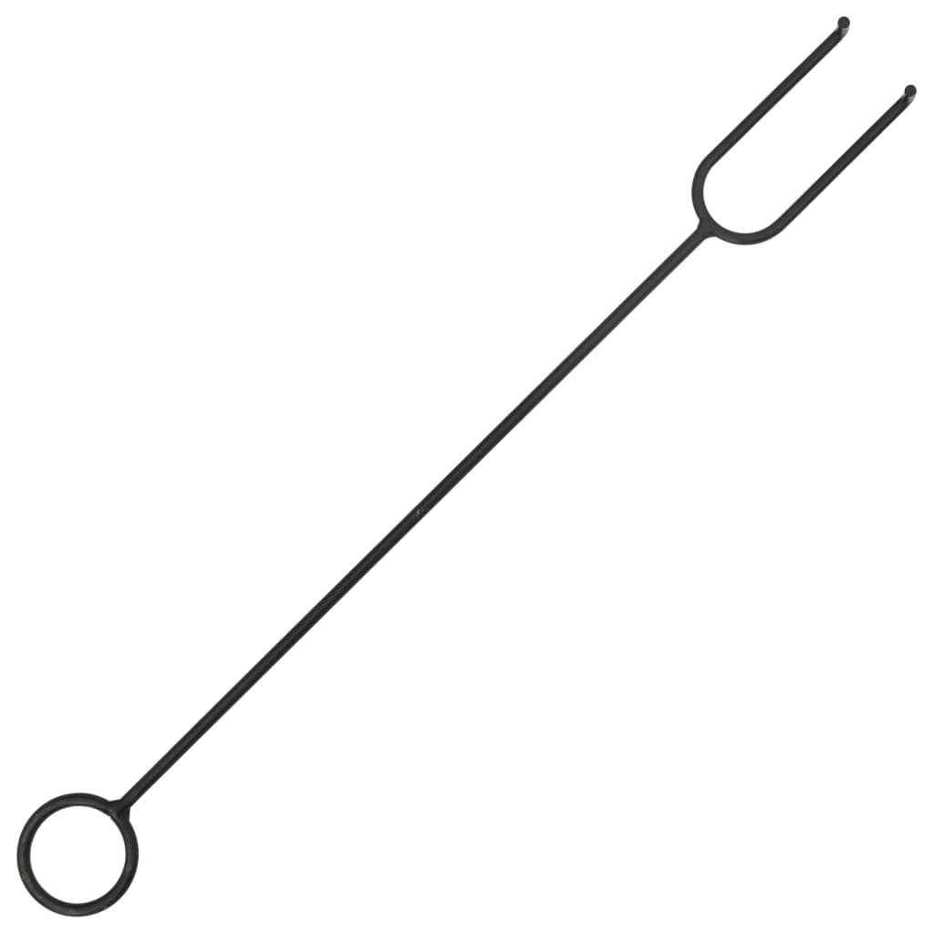Vuurplaats Met Pook Xxl 67,5 Cm Staal