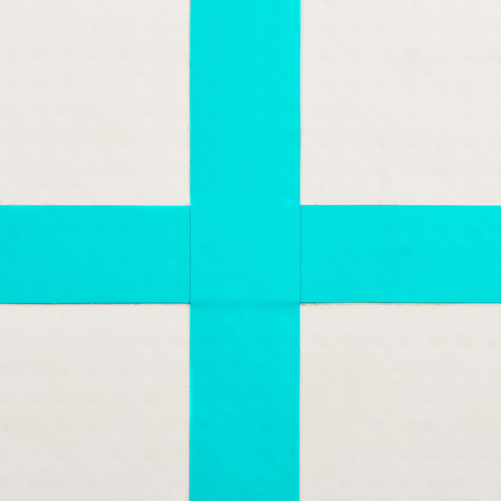 Gymnastiekmat Met Pomp Opblaasbaar 60X100X15 Cm Pvc Groen