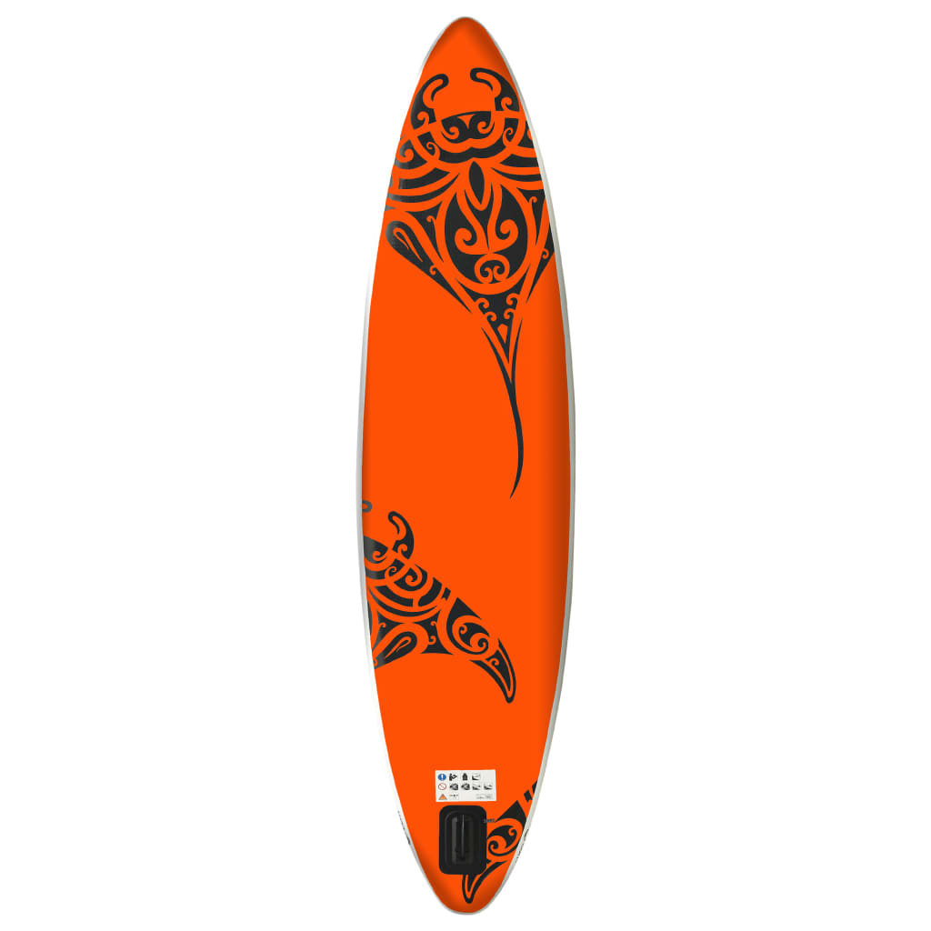 Stand Up Paddleboardset Opblaasbaar 366X76X15 Cm Oranje