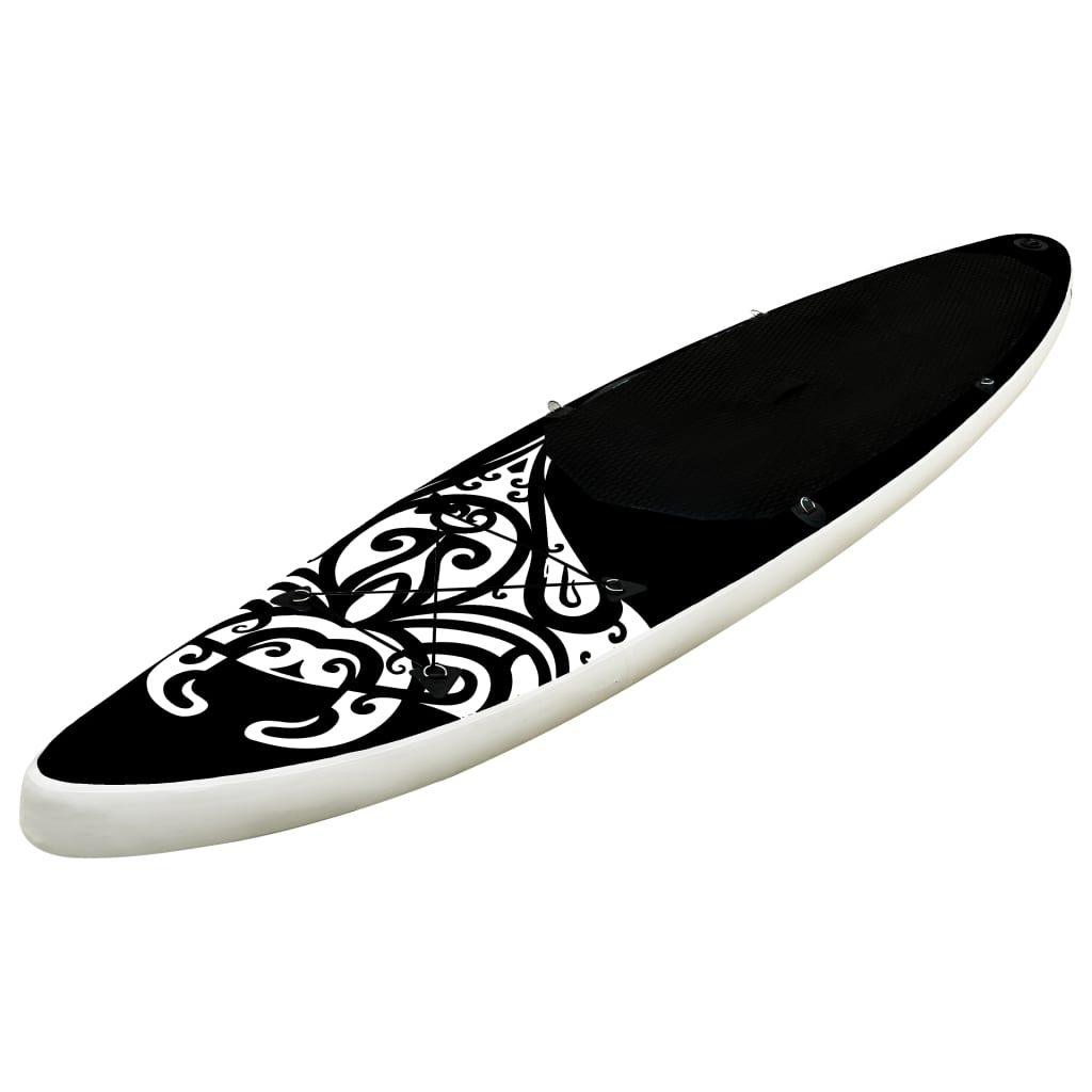 Stand Up Paddleboardset Opblaasbaar 366X76X15 Cm Zwart