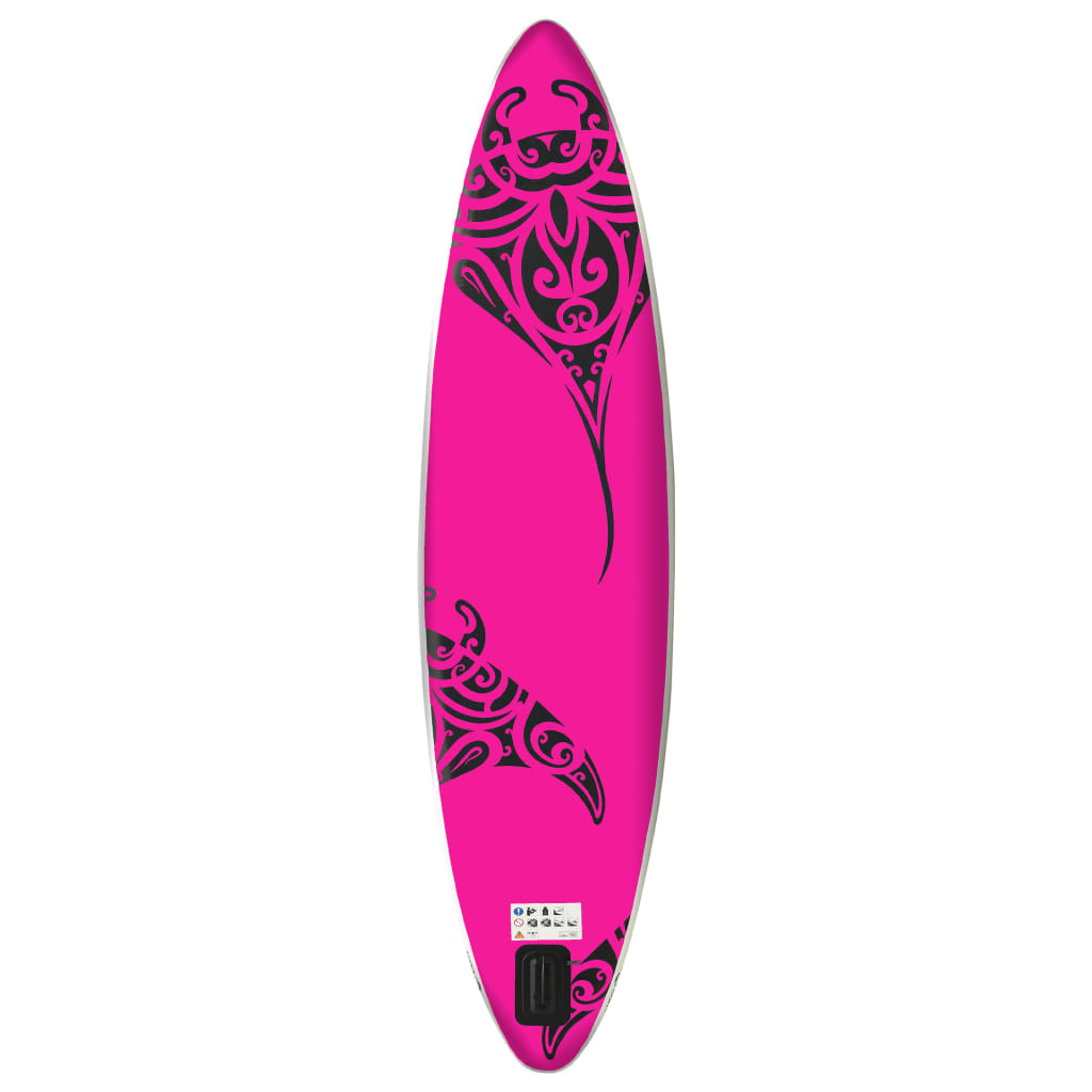 Stand Up Paddleboardset Opblaasbaar 366X76X15 Cm Roze
