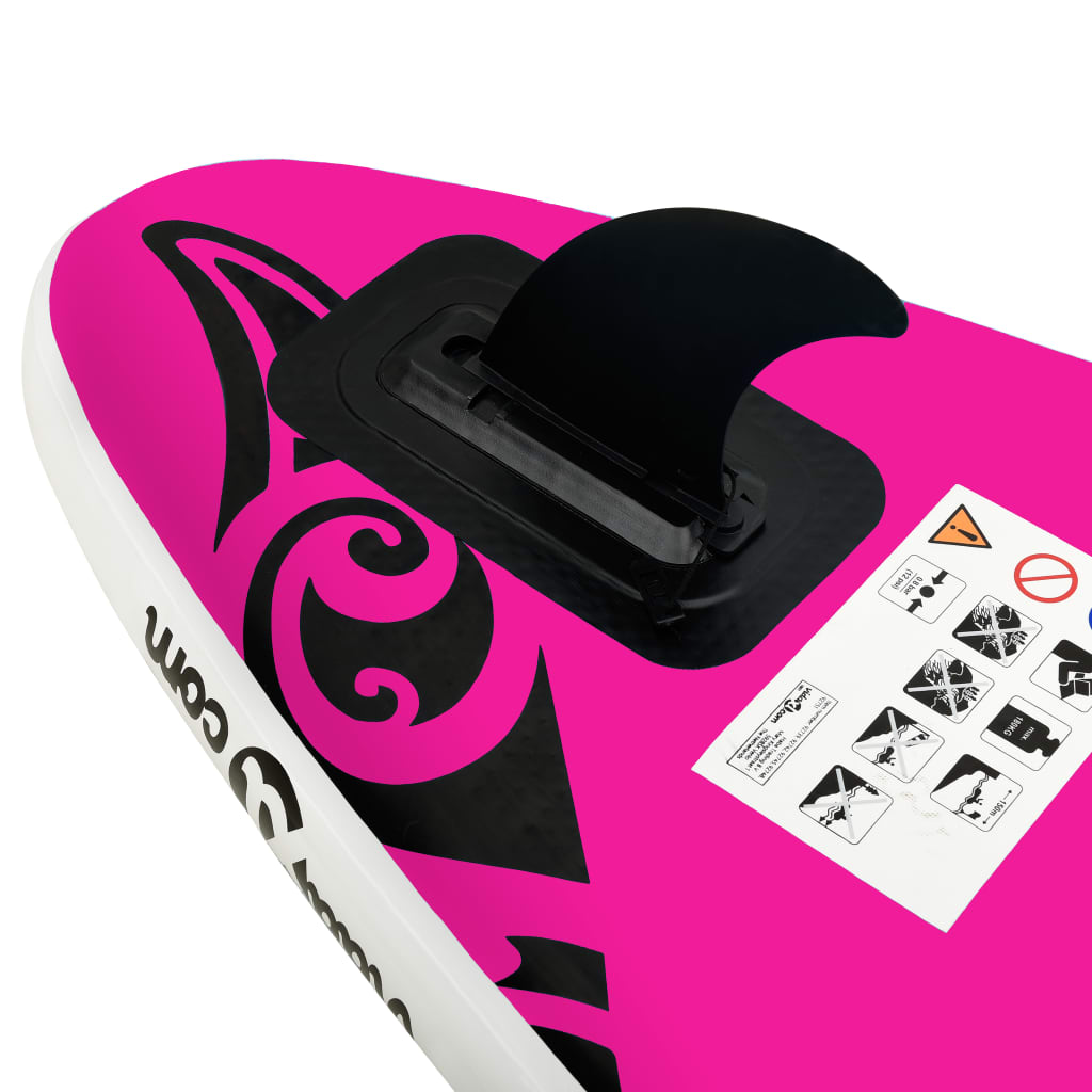 Stand Up Paddleboardset Opblaasbaar 366X76X15 Cm Roze