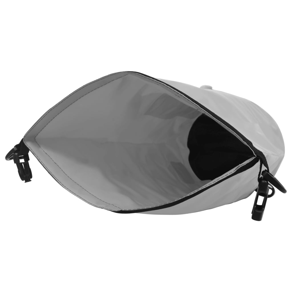 Drybag Met Rits 15 L Pvc Grijs