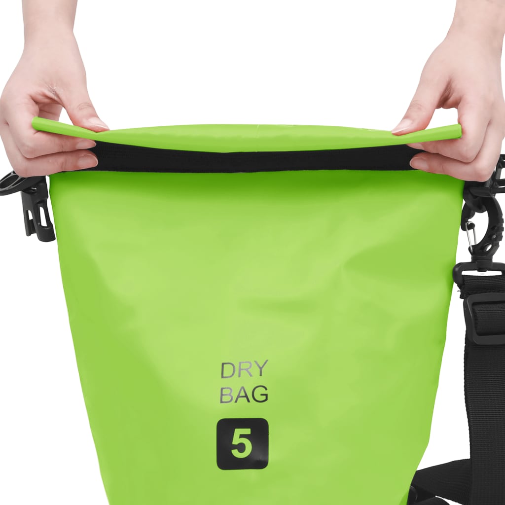 Drybag 5 L Pvc Groen