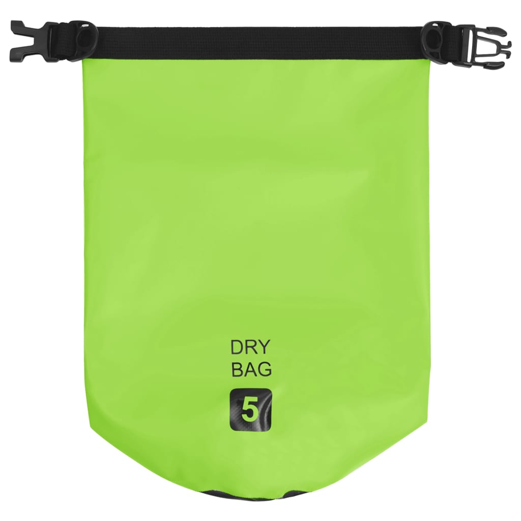 Drybag 5 L Pvc Groen