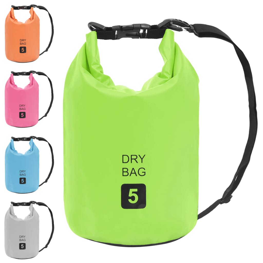 Drybag 5 L Pvc Groen