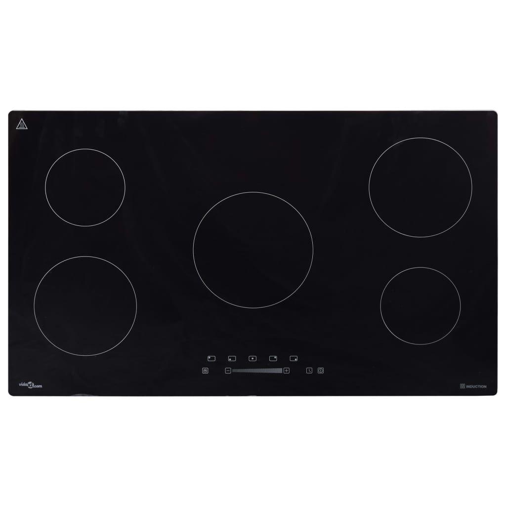 Inductiekookplaat Aanraakbediening Inbouw 2000 W 86 Cm Glas