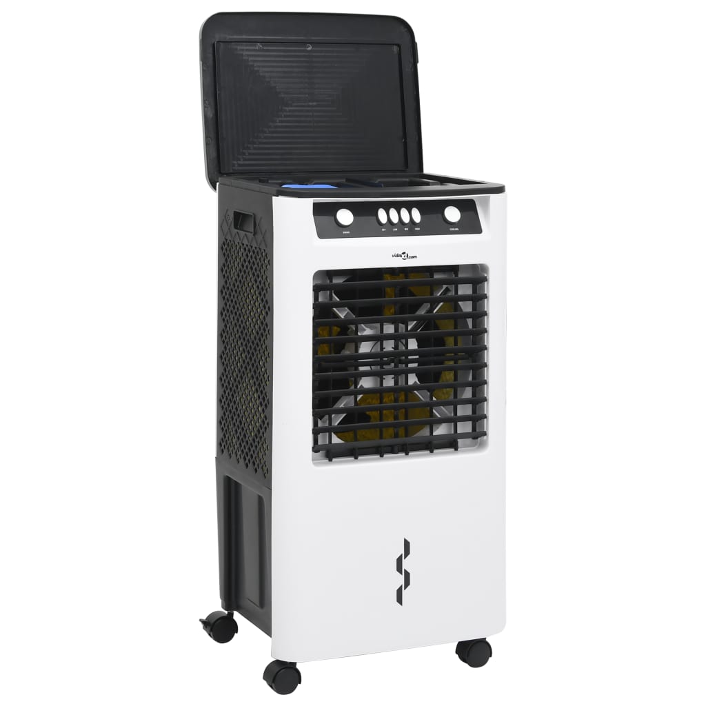 Luchtkoeler Mobiel 3-In-1 80 W 73X38X30,5 Cm Wit En Zwart