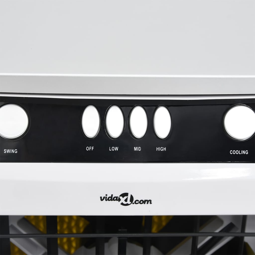 Luchtkoeler Mobiel 3-In-1 80 W 73X38X30,5 Cm Wit En Zwart