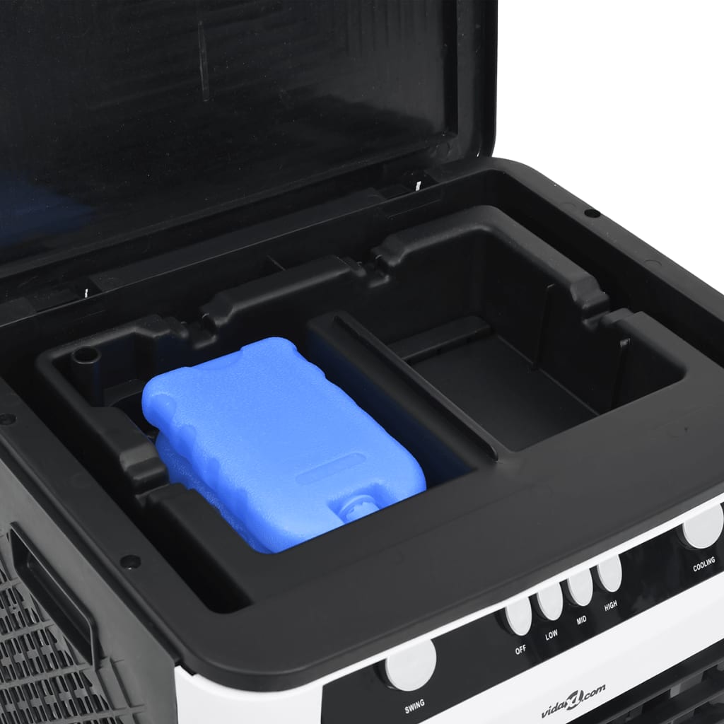 Luchtkoeler Mobiel 3-In-1 80 W 73X38X30,5 Cm Wit En Zwart