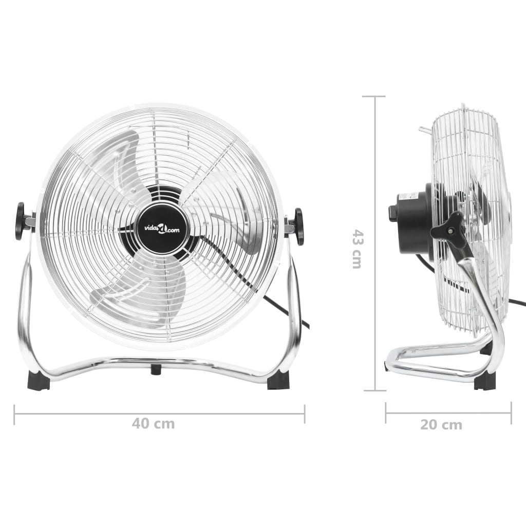 Vloerventilator 3 Snelheden 40 W 40 Cm