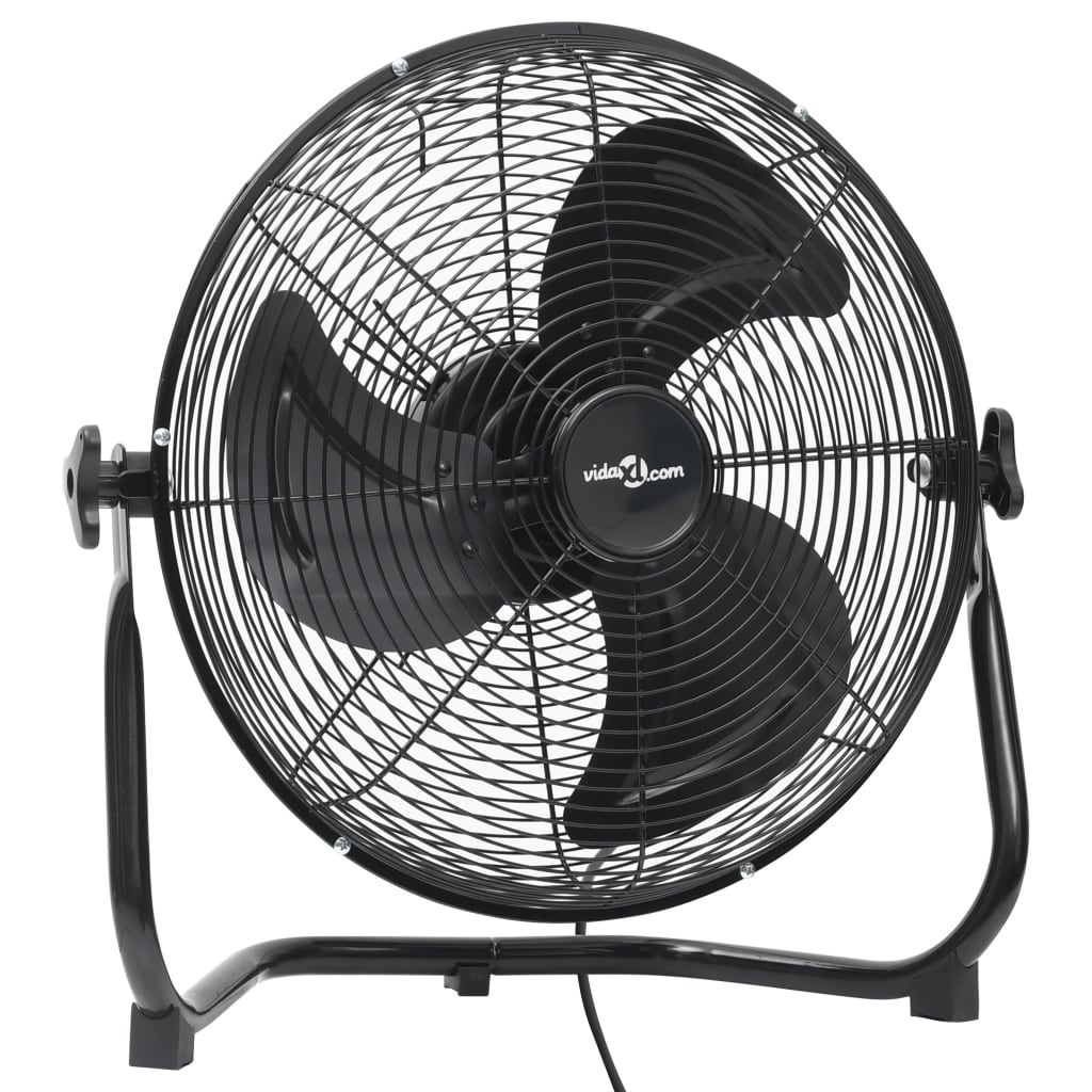Vloerventilator 3 Snelheden 40 W 40 Cm Zwart