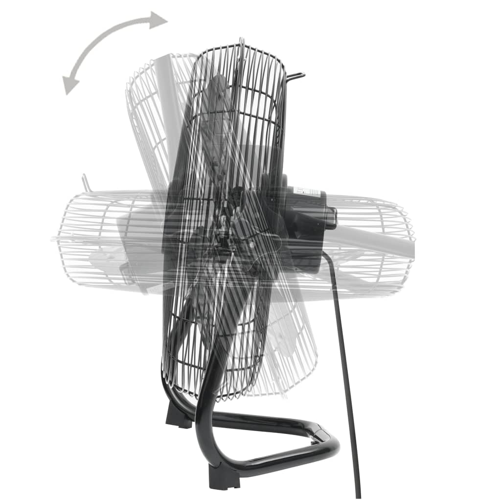 Vloerventilator 3 Snelheden 40 W 40 Cm Zwart