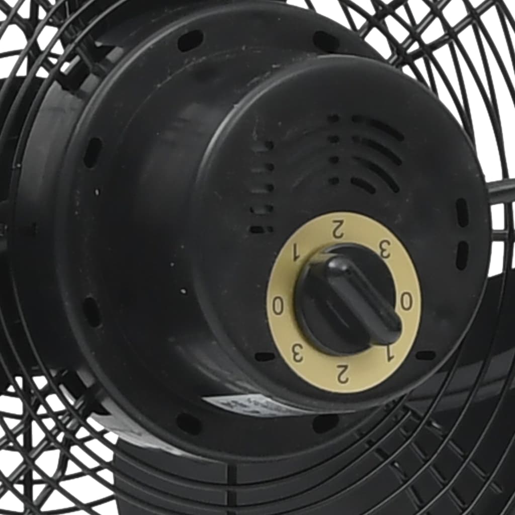 Vloerventilator 3 Snelheden 40 W 40 Cm Zwart