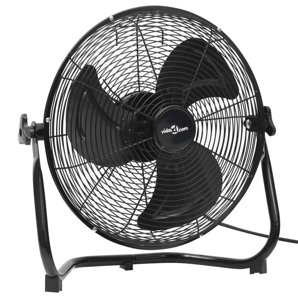 Vloerventilator 3 Snelheden 60 W 45 Cm Zwart