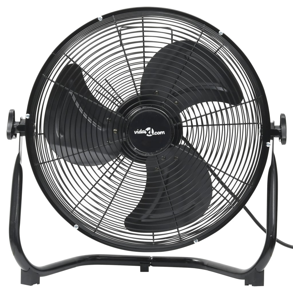 Vloerventilator 3 Snelheden 60 W 45 Cm Zwart