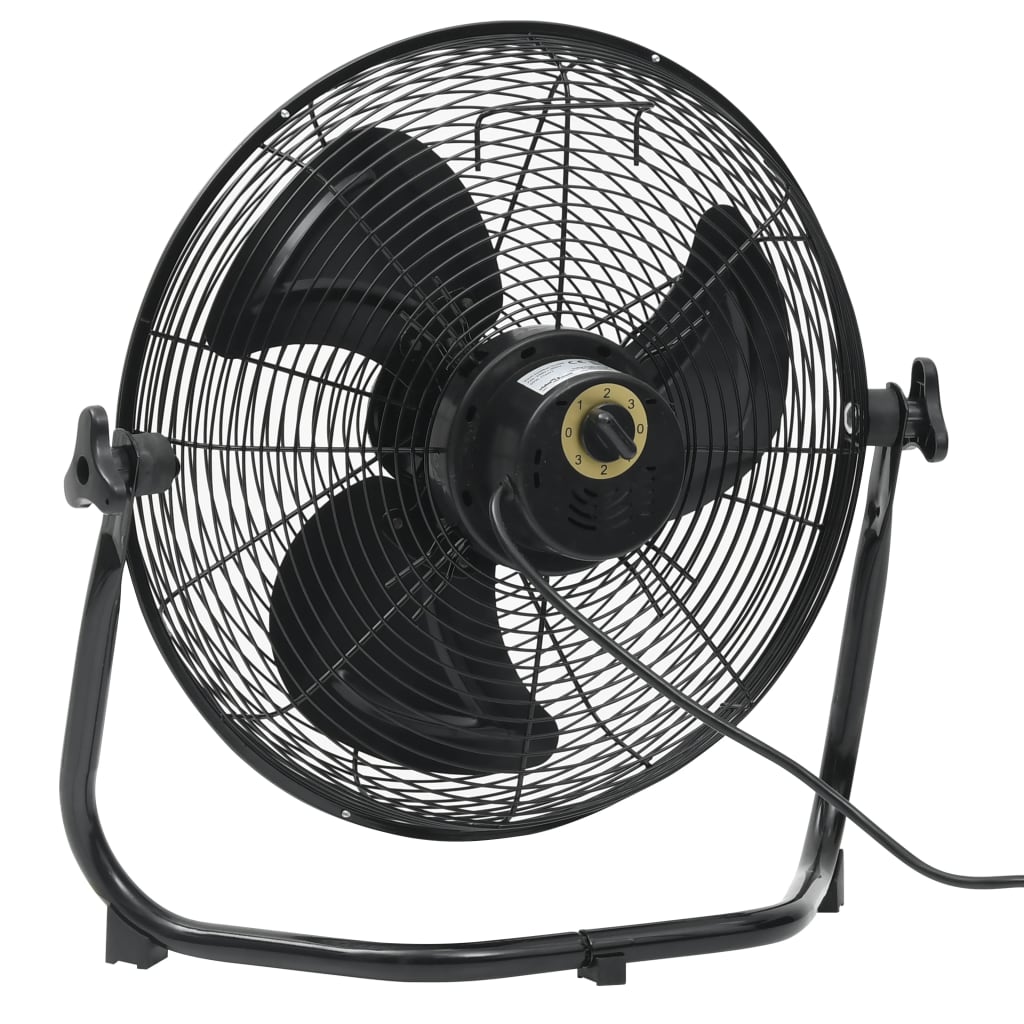 Vloerventilator 3 Snelheden 60 W 45 Cm Zwart