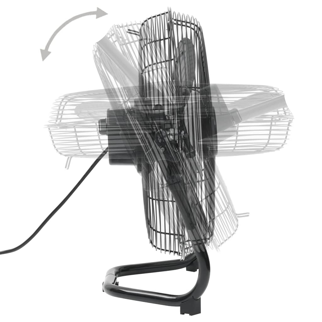 Vloerventilator 3 Snelheden 60 W 45 Cm Zwart