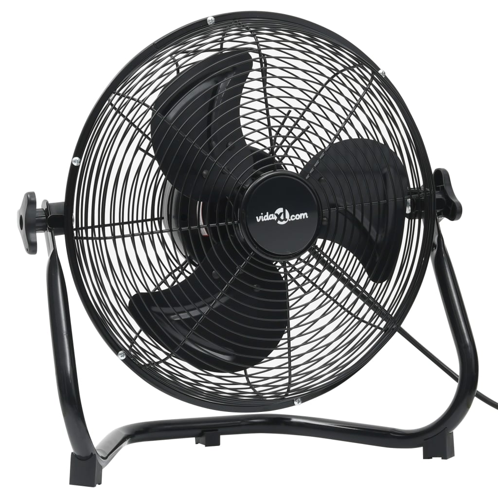 Vloerventilator 3 Snelheden 100 W 55 Cm Zwart