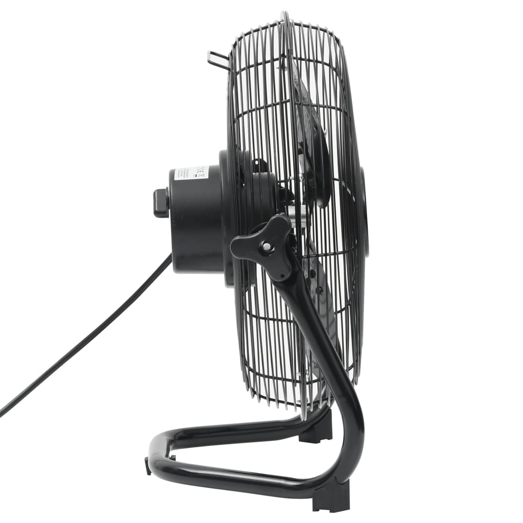 Vloerventilator 3 Snelheden 120 W 60 Cm Zwart
