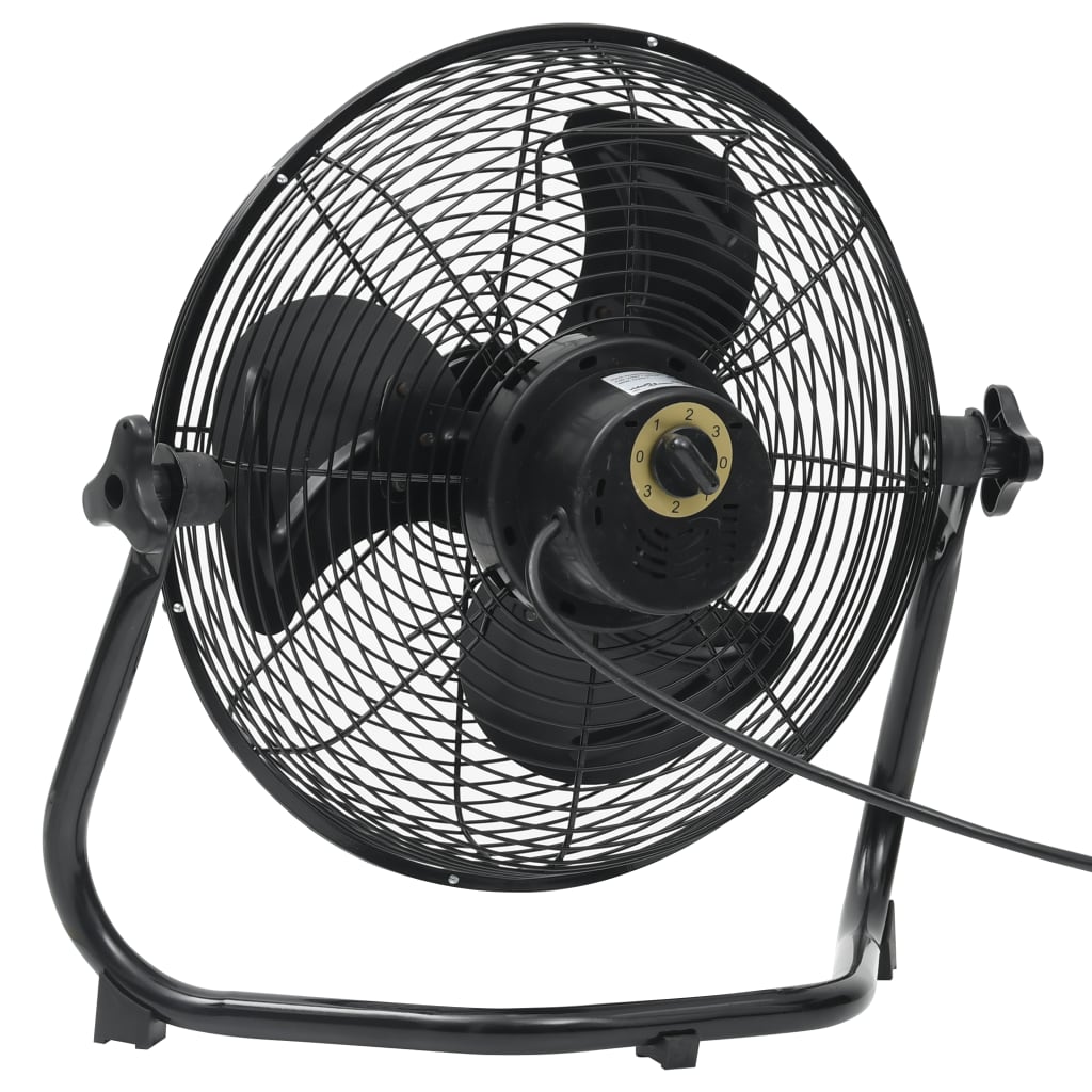Vloerventilator 3 Snelheden 120 W 60 Cm Zwart