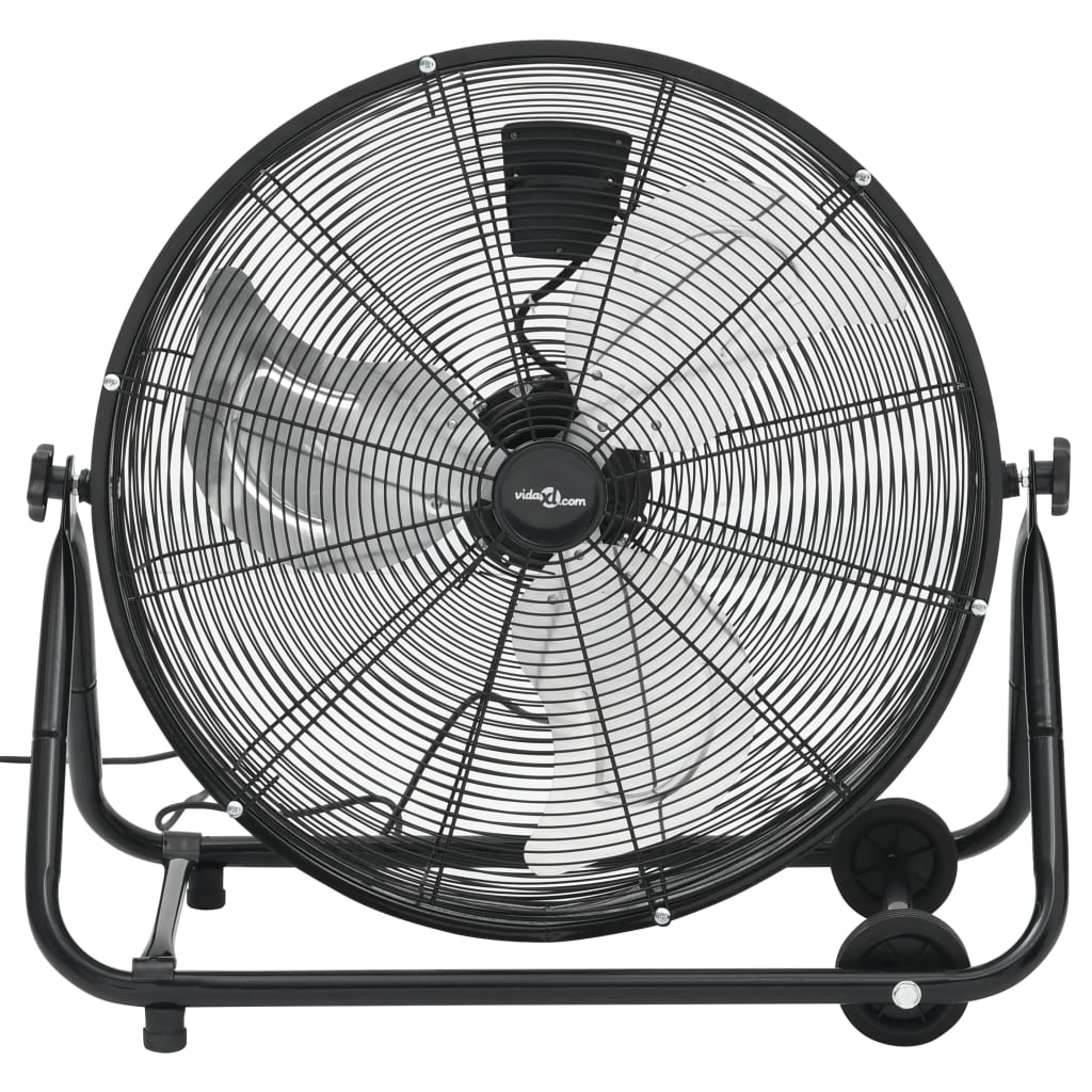 Trommelventilator Industrieel 180 W 60 Cm Zwart