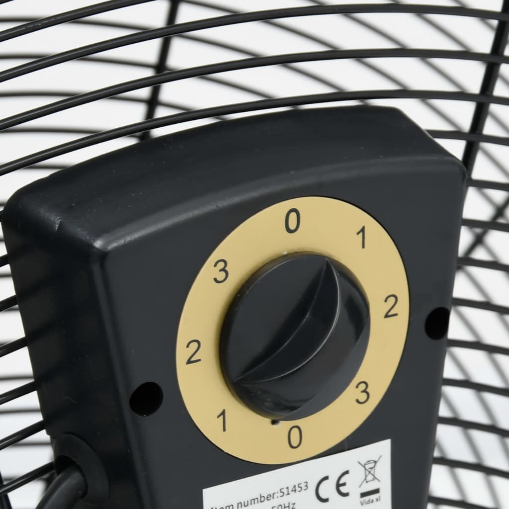 Trommelventilator Industrieel 180 W 60 Cm Zwart
