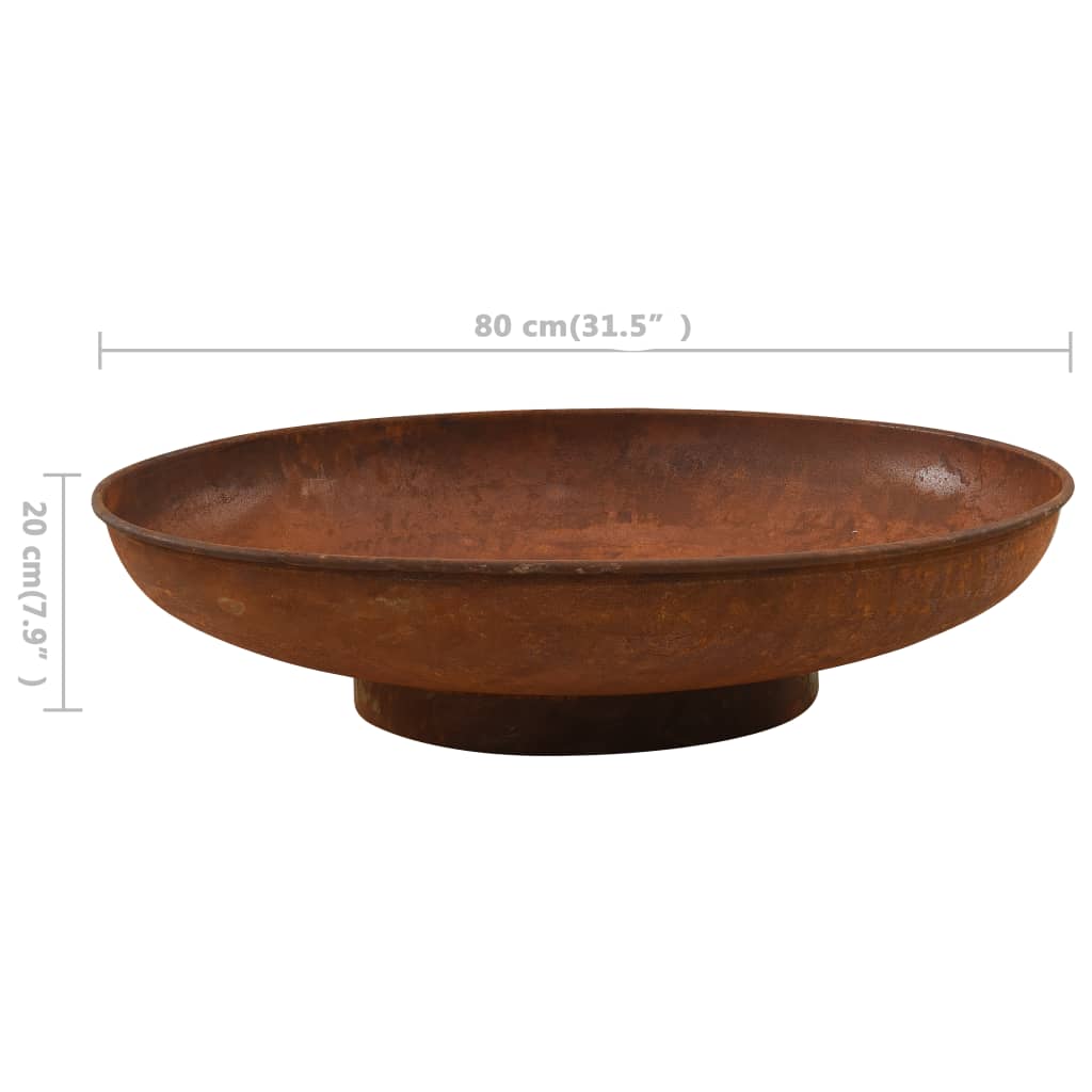 Vuurplaats 80 Cm Staal