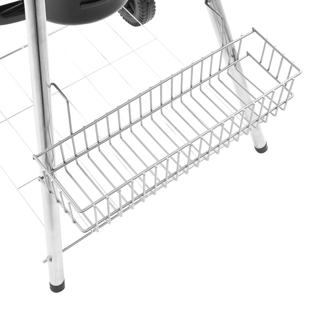 Kogelbarbecue Houtskool 73X58X96 Cm Staal