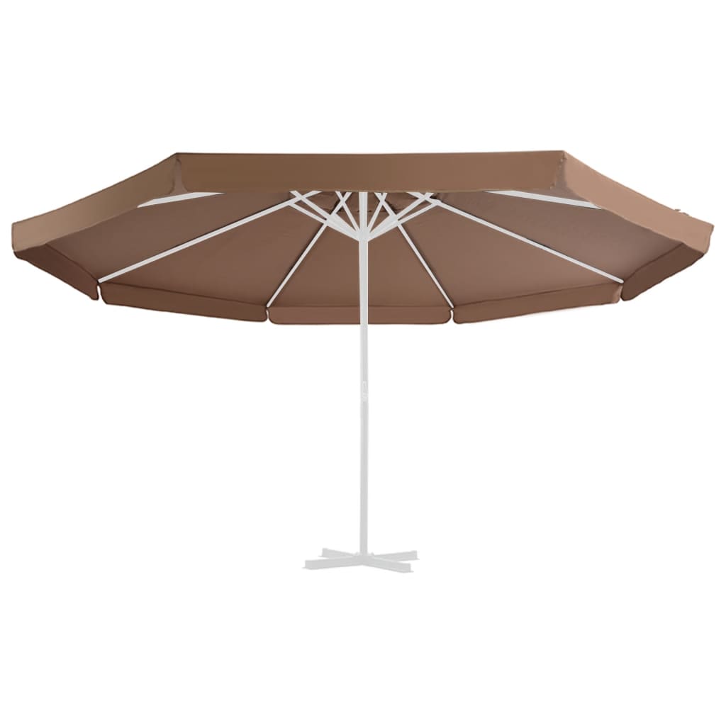 Vervangingsdoek Voor Parasol 500 Cm Zandkleurig