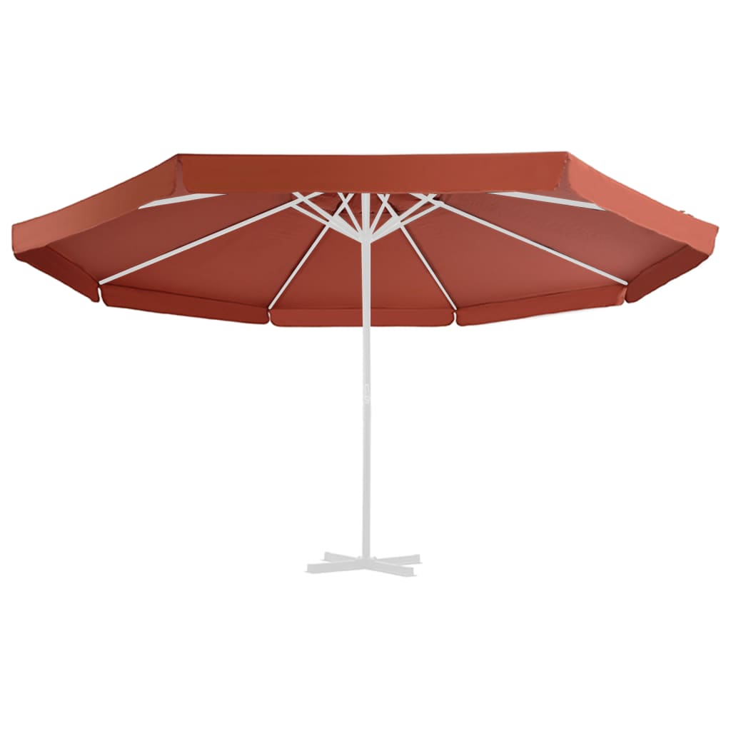 Vervangingsdoek Voor Parasol 500 Cm Terracottakleurig