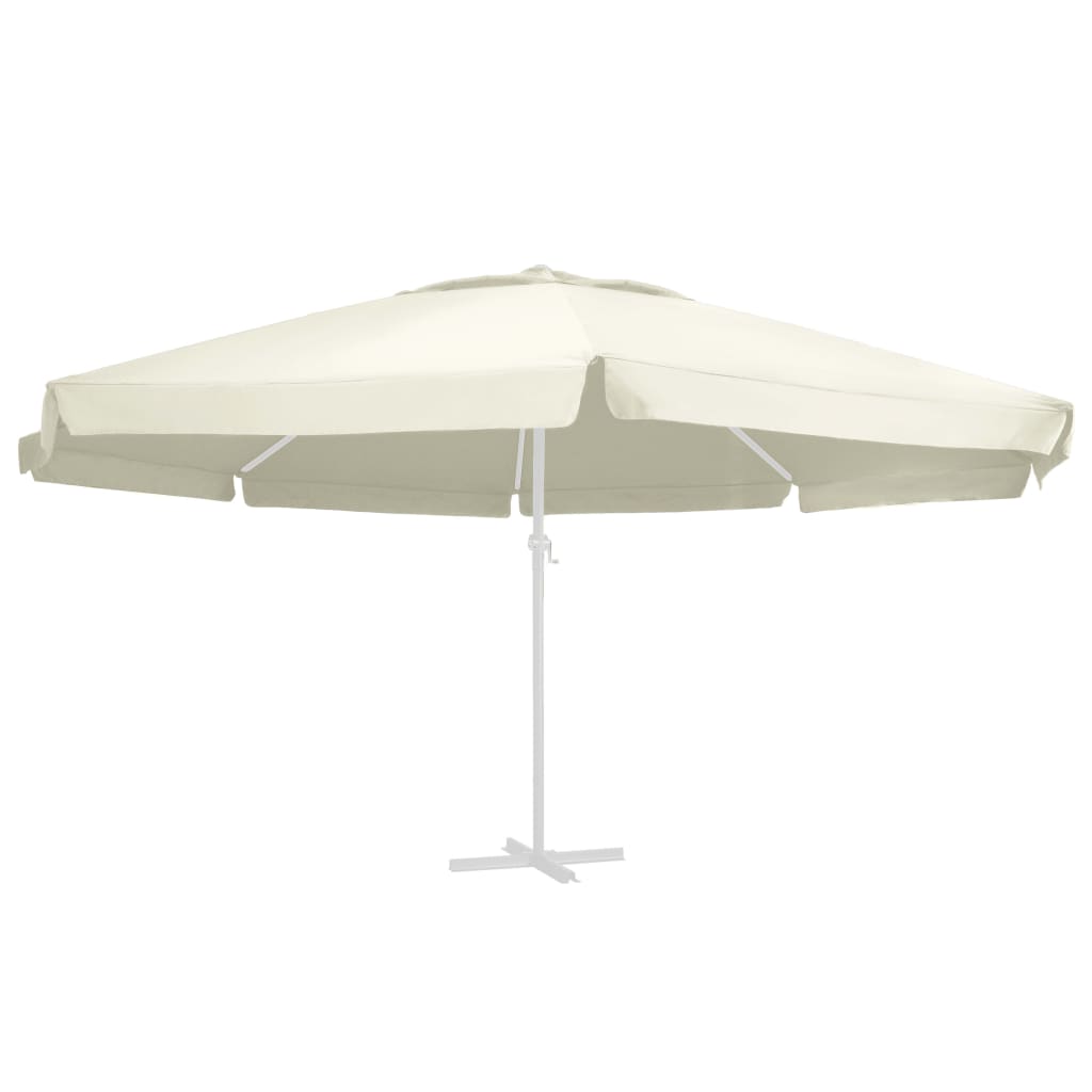 Vervangingsdoek Voor Parasol 600 Cm Zandkleurig