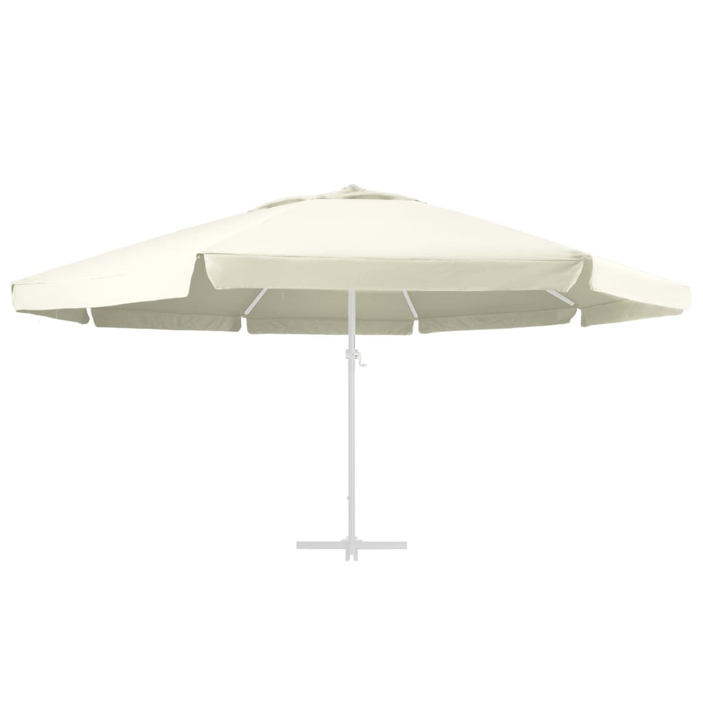 Vervangingsdoek Voor Parasol 600 Cm Zandkleurig
