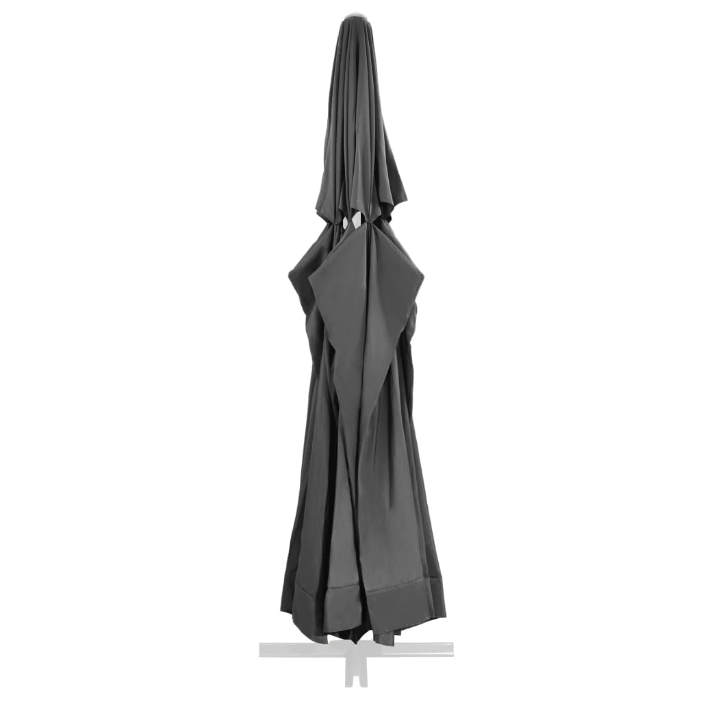 Vervangingsdoek Voor Parasol 600 Cm Antracietkleurig