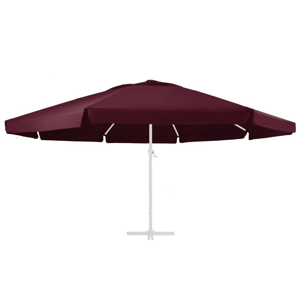 Vervangingsdoek Voor Parasol 600 Cm Bordeauxrood