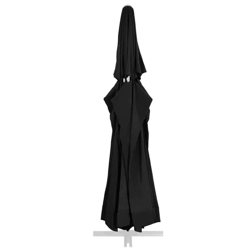 Vervangingsdoek Voor Parasol 600 Cm Zwart