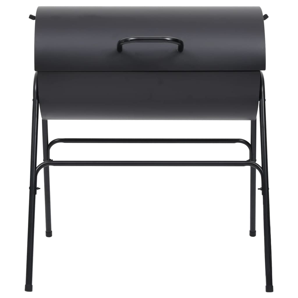 Barbecuevat Met 2 Kookroosters 80X95X90 Cm Staal Zwart