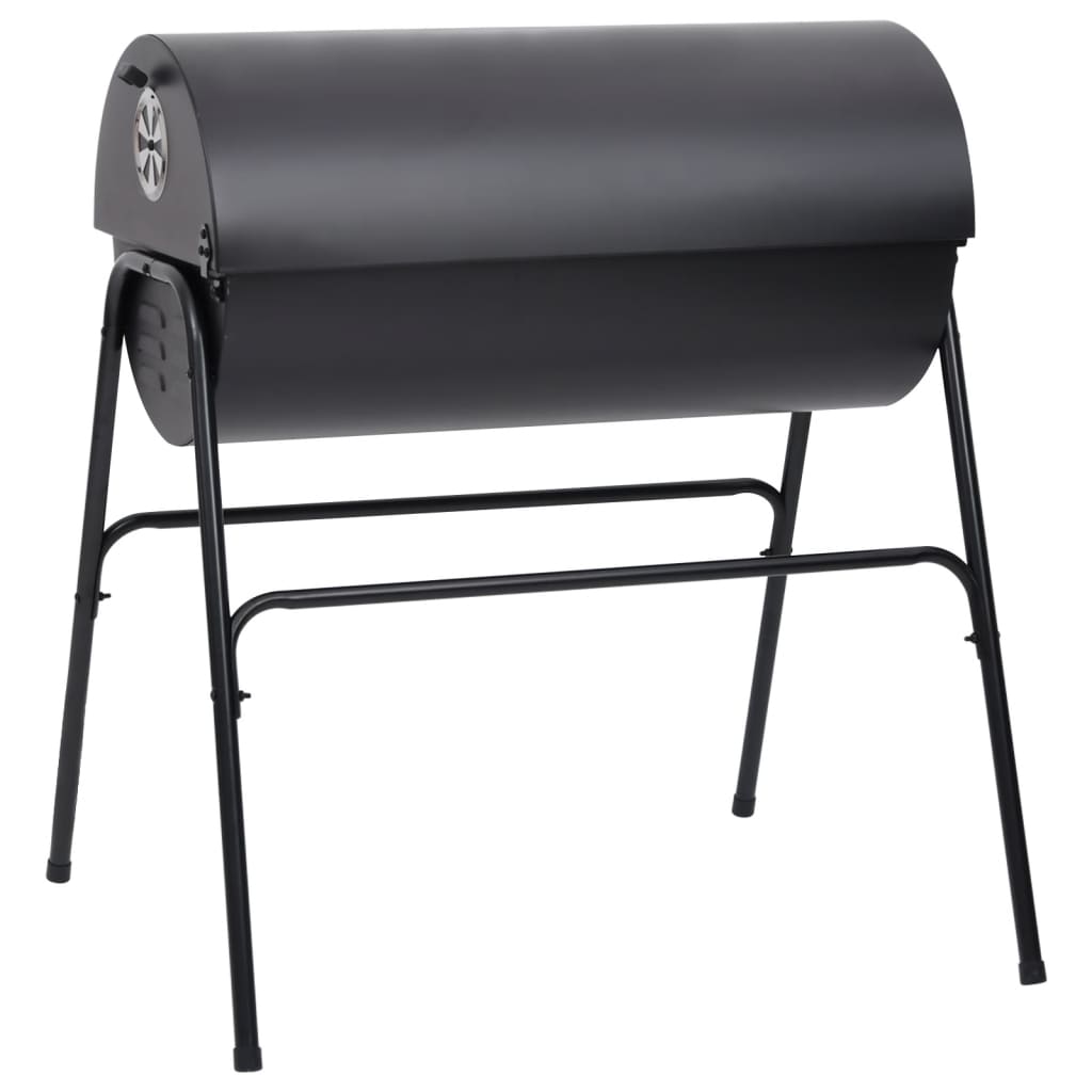 Barbecuevat Met 2 Kookroosters 80X95X90 Cm Staal Zwart