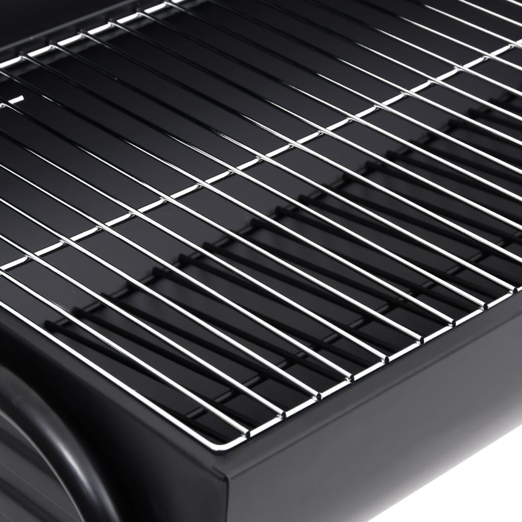 Barbecuevat Met 2 Kookroosters 80X95X90 Cm Staal Zwart