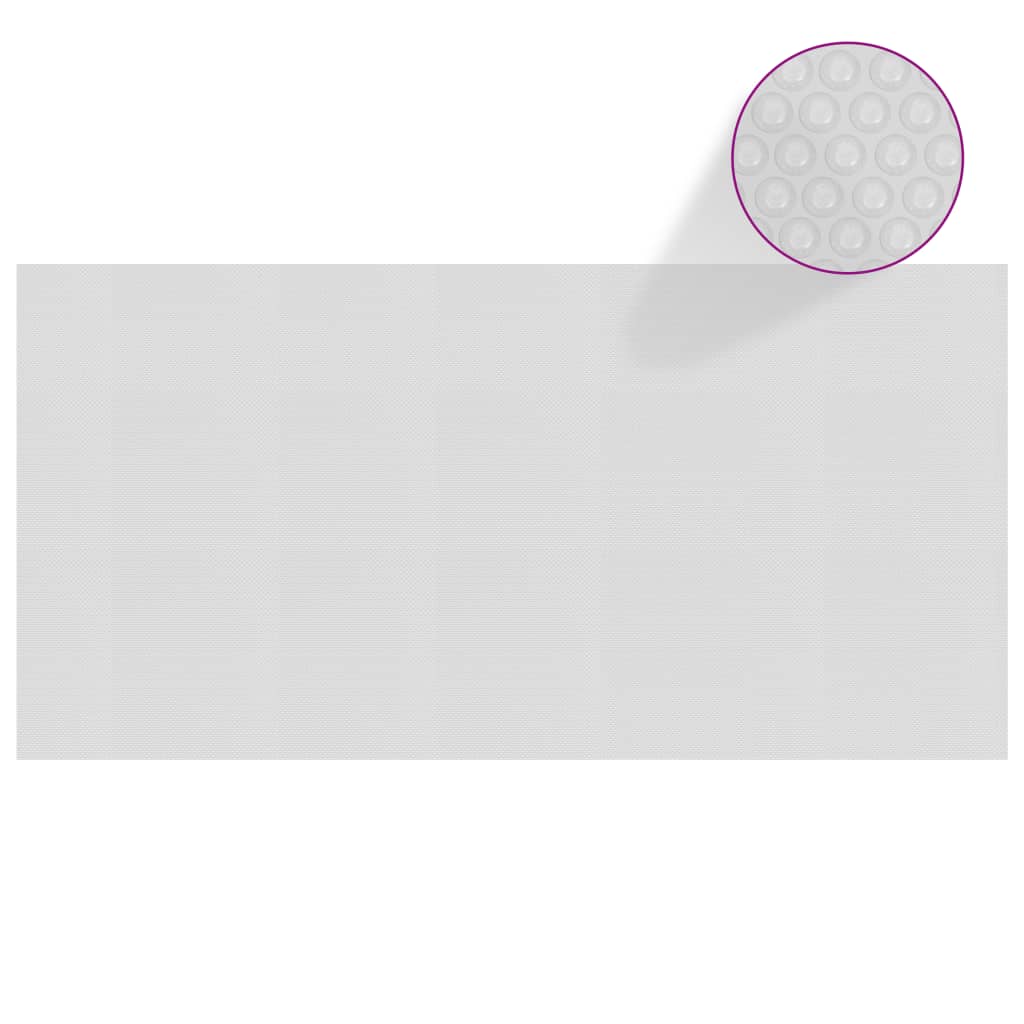 Zwembadfolie Solar Drijvend 1200X600 Cm Pe Grijs