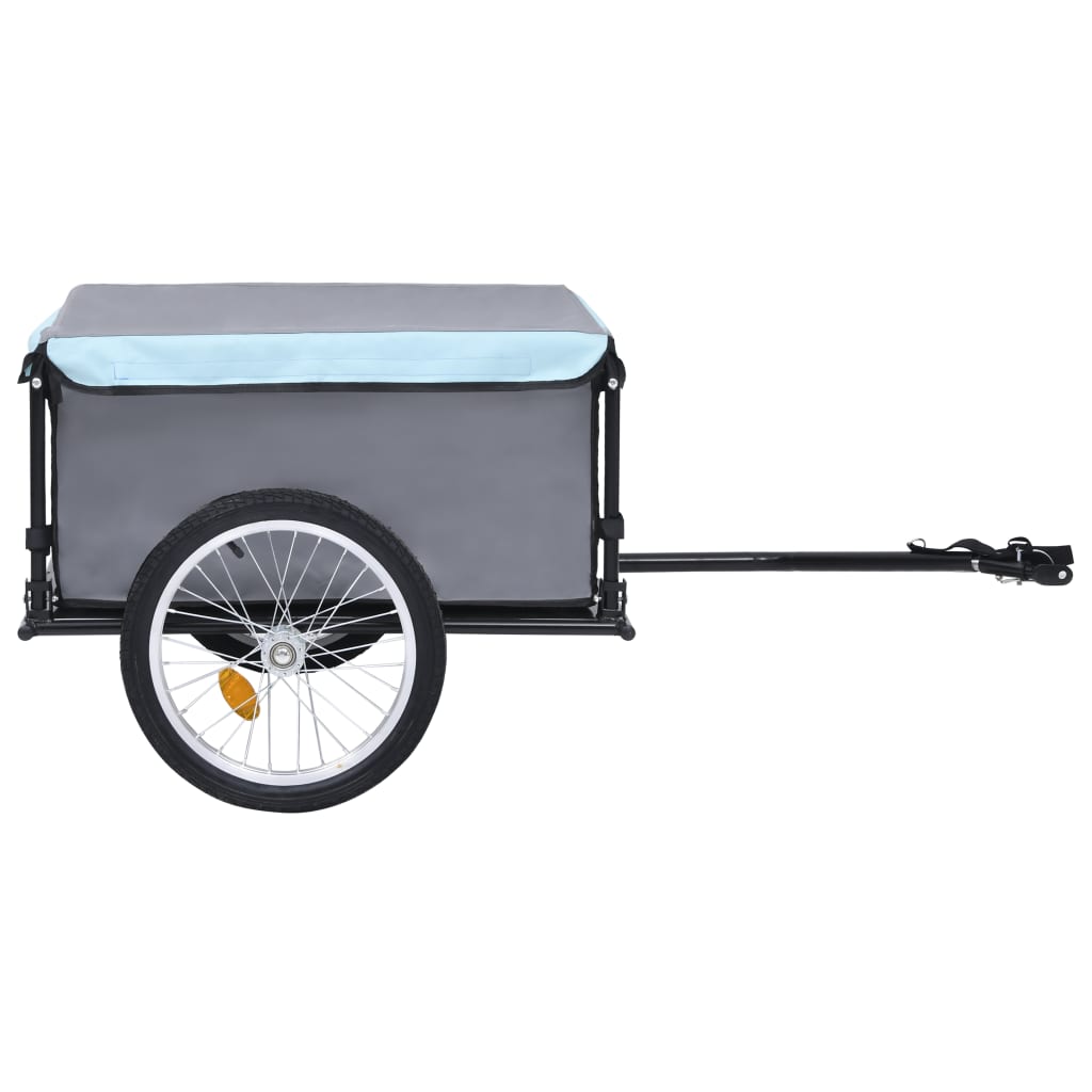 Fietskar 65 Kg Zwart En Blauw