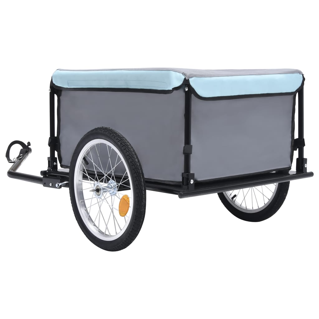 Fietskar 65 Kg Zwart En Blauw