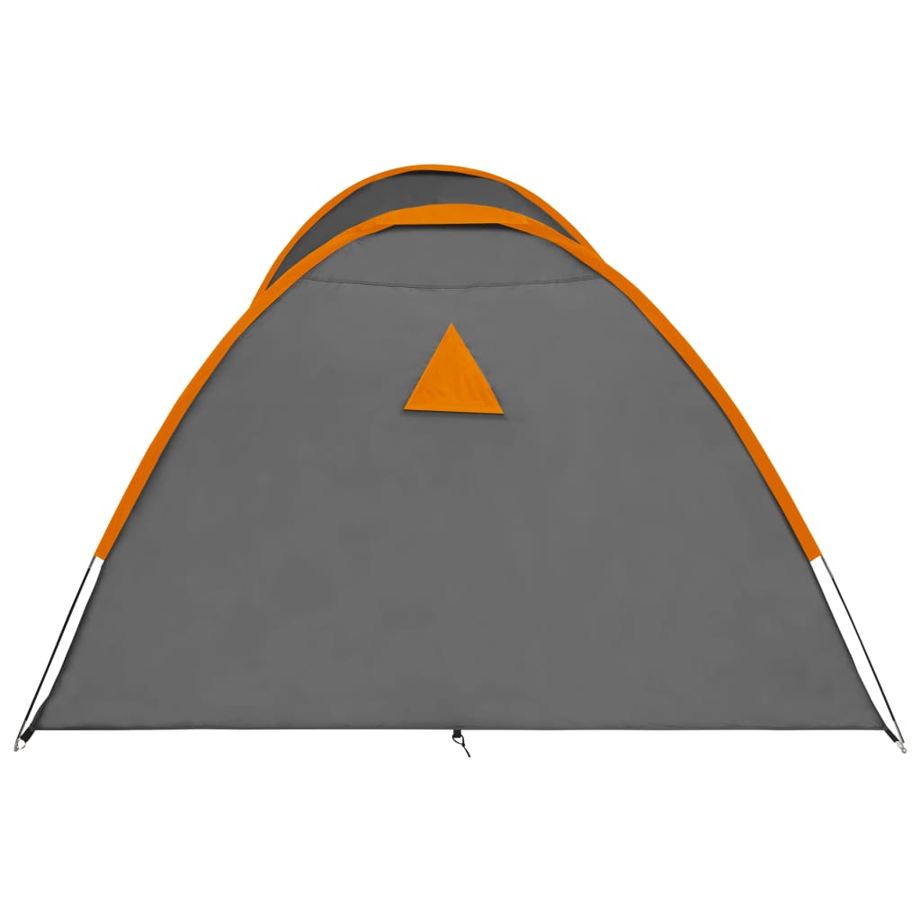 Iglotent 8-Persoons 650X240X190 Cm Grijs En Oranje