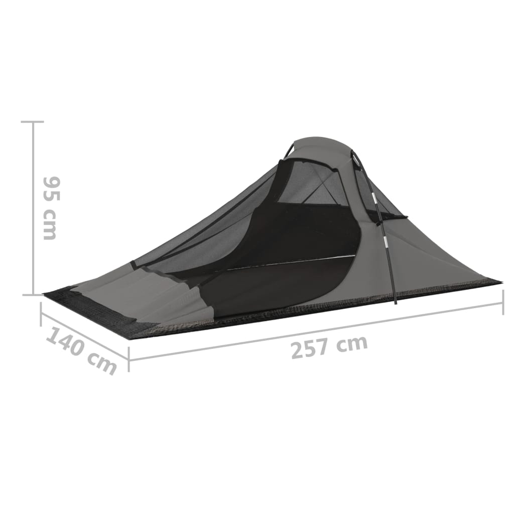 Tent 317X240X100 Cm Oranje En Grijs